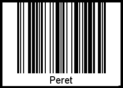 Interpretation von Peret als Barcode
