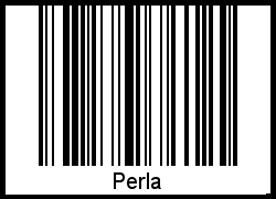 Barcode-Grafik von Perla
