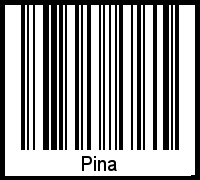 Barcode-Grafik von Pina