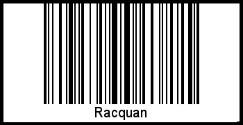 Racquan als Barcode und QR-Code