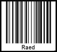 Barcode-Grafik von Raed
