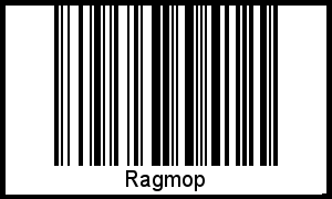 Ragmop als Barcode und QR-Code