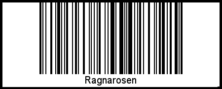 Barcode-Grafik von Ragnarosen