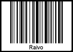 Interpretation von Raivo als Barcode
