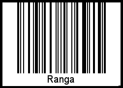 Interpretation von Ranga als Barcode