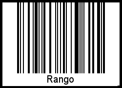 Rango als Barcode und QR-Code