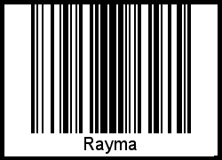Rayma als Barcode und QR-Code