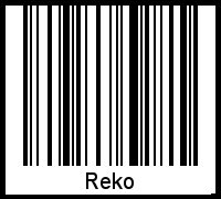 Barcode-Grafik von Reko