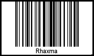 Barcode-Grafik von Rhaxma