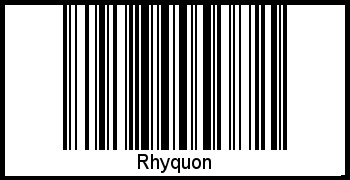 Barcode-Grafik von Rhyquon