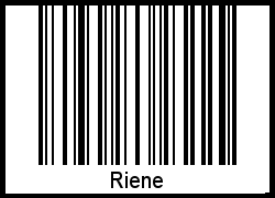 Barcode-Grafik von Riene