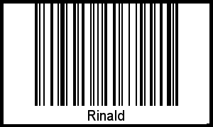 Interpretation von Rinald als Barcode