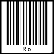 Interpretation von Rio als Barcode