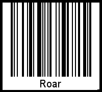 Der Voname Roar als Barcode und QR-Code