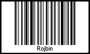 Rojbin als Barcode und QR-Code