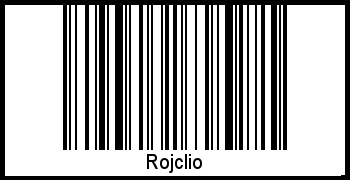 Rojclio als Barcode und QR-Code