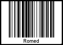 Barcode-Grafik von Romed