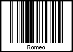 Barcode-Grafik von Romeo