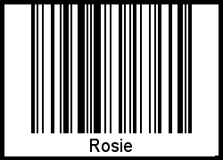 Barcode-Grafik von Rosie