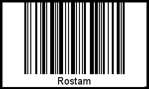 Barcode-Grafik von Rostam