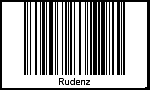 Interpretation von Rudenz als Barcode