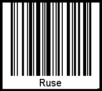 Interpretation von Ruse als Barcode