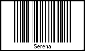 Barcode-Foto von Serena