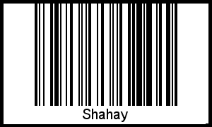 Interpretation von Shahay als Barcode