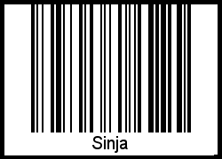 Barcode-Grafik von Sinja