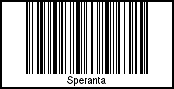 Barcode-Grafik von Speranta