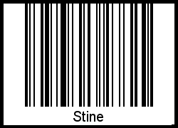 Barcode-Foto von Stine