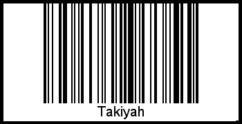 Barcode-Foto von Takiyah