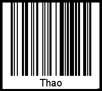 Interpretation von Thao als Barcode