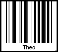 Interpretation von Theo als Barcode