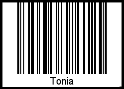 Barcode-Foto von Tonia