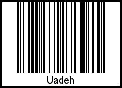 Barcode-Grafik von Uadeh