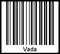 Interpretation von Vada als Barcode