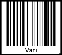 Barcode-Foto von Vani