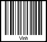 Vinh als Barcode und QR-Code