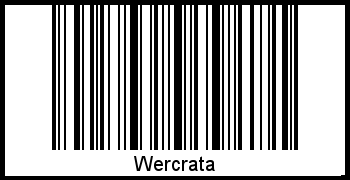 Der Voname Wercrata als Barcode und QR-Code