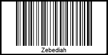 Barcode-Grafik von Zebediah