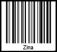 Barcode-Grafik von Zina