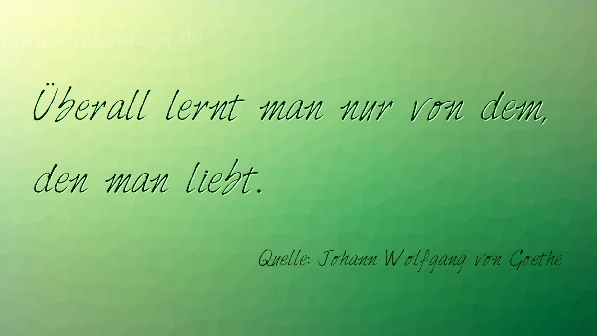 Thumbnail  für Spruch  Nr. 360  (von Johann Wolfgang von Goethe)