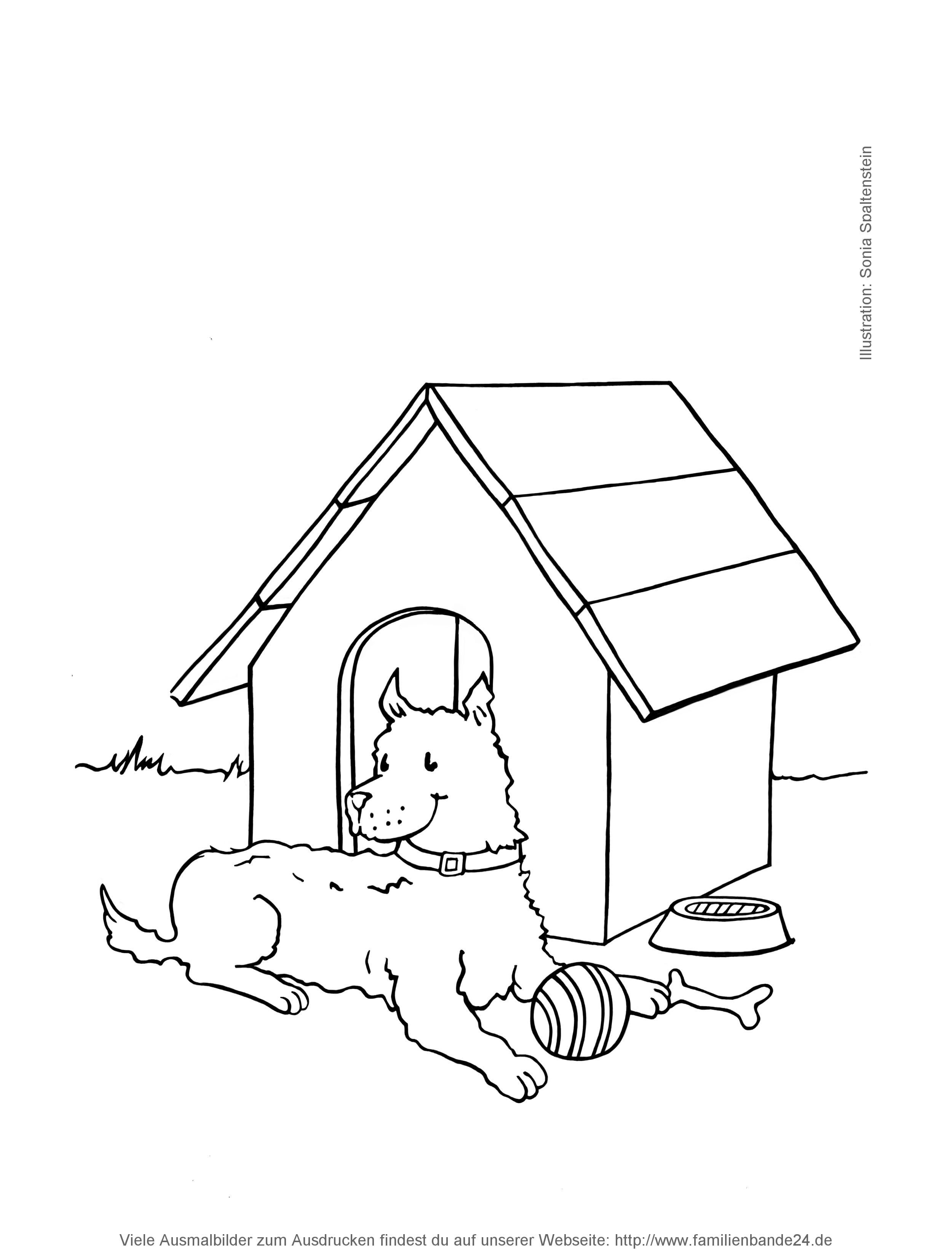 Illustration Ausmalbilder: Bauernhof