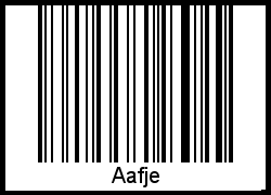 Barcode-Foto von Aafje