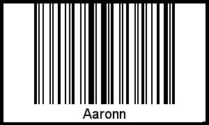Interpretation von Aaronn als Barcode