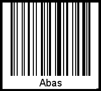 Barcode-Foto von Abas