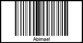 Interpretation von Abimael als Barcode