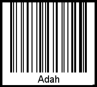 Barcode-Grafik von Adah