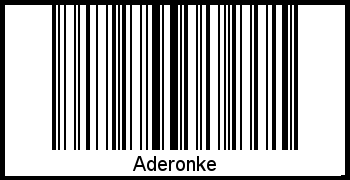 Barcode-Grafik von Aderonke